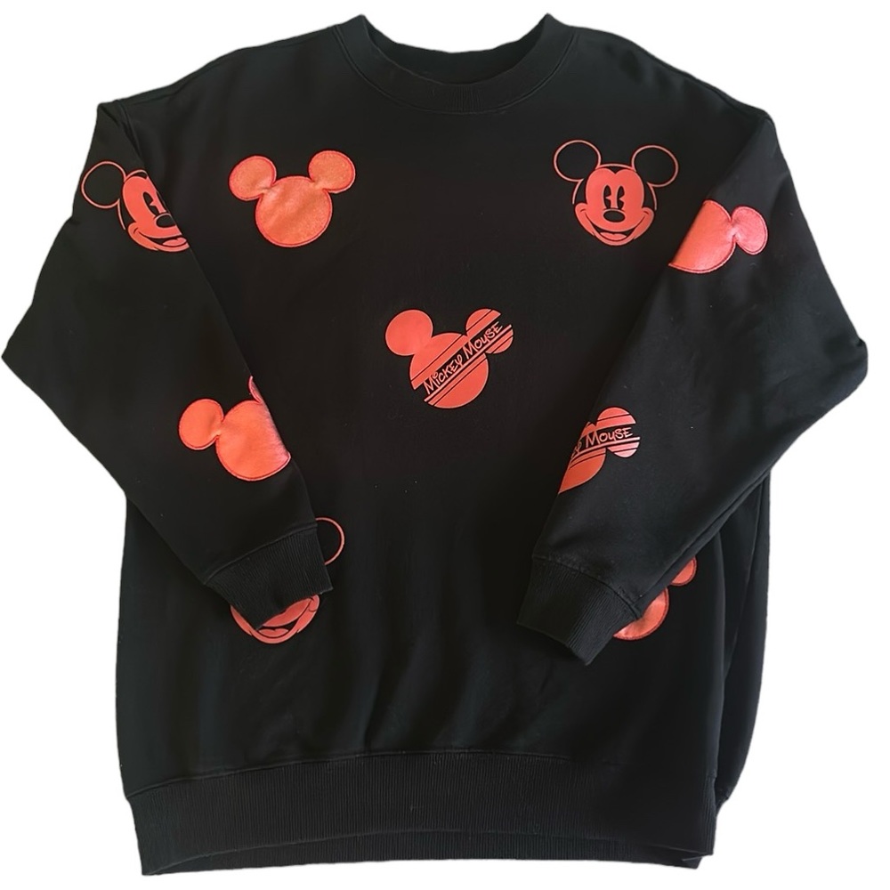 Disney Mickey Mouse Red Icon Unisex Pullover Sweater